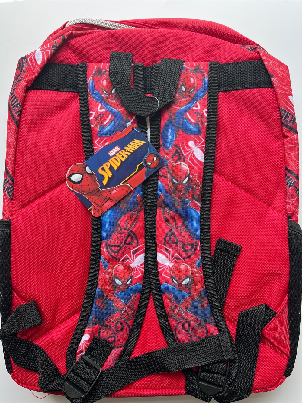Marvel Spider-Man Red & Blue Kids School Backpack - Picture 2 of 3